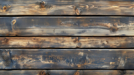 Burnt Wooden Texture With Grainy Rustic Details in Weathered Panels