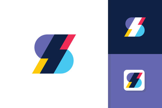 s storm logo design inspiration vector template