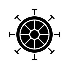 helm glyph icon