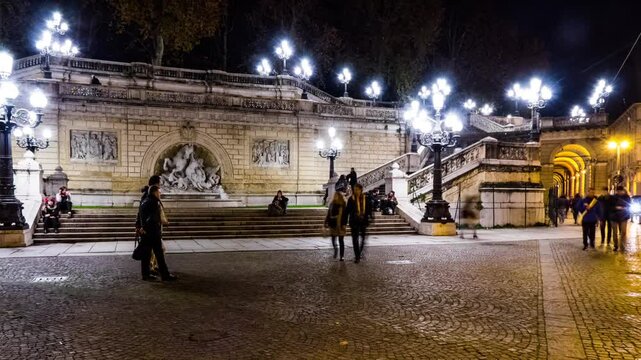 Scalinata Del Pincio in Bologna, Italy