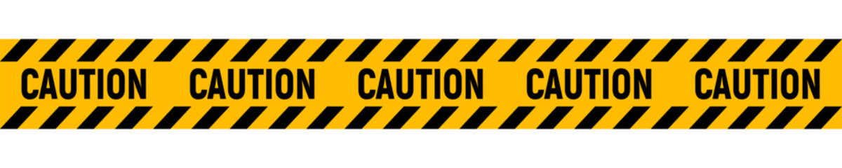 warning tape, caution line tape, caution sign yellow black strip for safety zone
