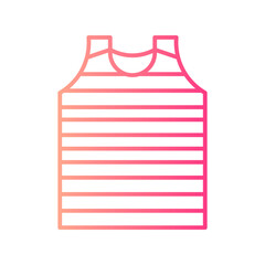 t shirt gradient icon