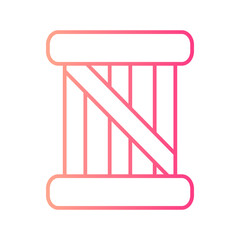 wooden box gradient icon