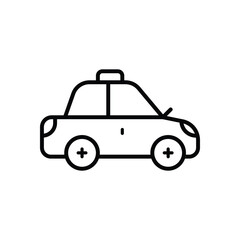 Trolley icon vector stock illustration