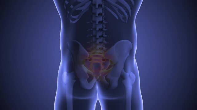 The structure of coccyx discomfort