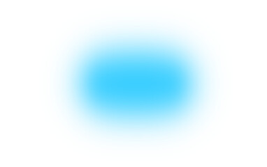 Blue transparent gradient oval