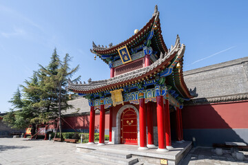 Obraz premium Temple architecture in Xi'an, China
