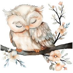 Watercolor Boho Clipart Vector Illustration