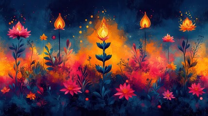 a colorful background design celebrating janmashtami featuring traditional motifs and festive elements perfect for cultural festivities and promotions