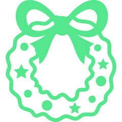 Christmas, New Year Vector Icon element, Isolated white background