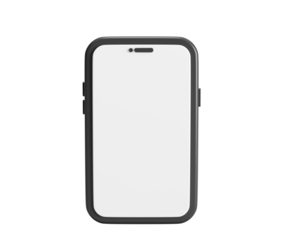 Smartphone mobile mockup 3d illustration background
