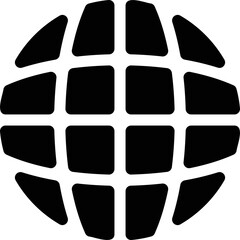 Simple vector icon internet