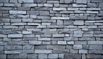 Fototapeta premium Granite gray flagstone pavement wall background