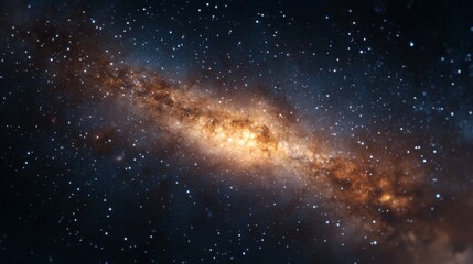 Fototapeta premium Vast Cosmic Nebula with Stars, a stunning equirectangular panorama showcasing a vibrant nebula surrounded by twinkling stars in a seamless 360-degree celestial environment.