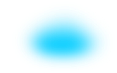Blue gradient oval transparent background