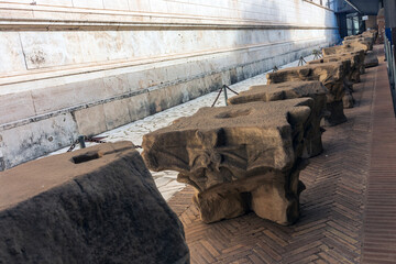 Basilica of St. Paul Outside the Walls in Rome. The Catholic religion.