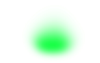 Green round gradient transparent