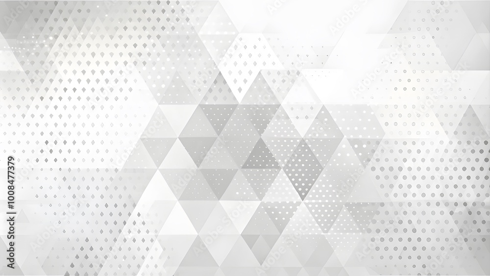 Poster Gray Abstract background illustration with high quality. geometric patterns. Gray Abstract background illustration with high-quality gradient triangle.