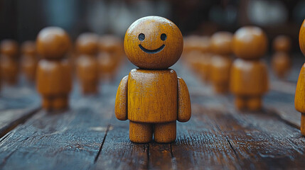 This hyper-detailed 3D rendering captures the intricate process of managing talent in a vibrant, visually stunning manner.  Generative AI