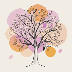 tree with pink flowers