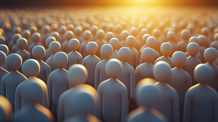 This hyper-detailed 3D rendering captures the intricate process of managing talent in a vibrant, visually stunning manner.  Generative AI