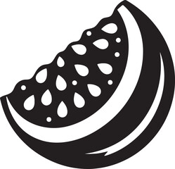 Watermelon Icon and Clipart - Vector Illustration Design