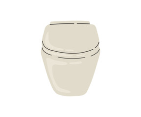Hand drawn toilet. Toilet, bathroom, hygiene. Vector illustration in flat style.