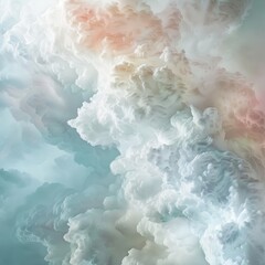 Abstract Cloud Texture with Subtle Color Variations