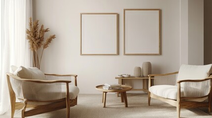 Contemporary Living Room with Minimalist Decor