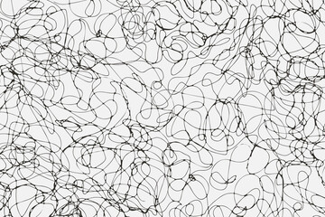 Abstract sketching scribble lines background