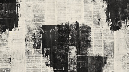 old newspaper sepia filter yellow aged textured background, black and white vintage news paper texture retro retrospect grunge faded text nostalgic rough surface antique graphic backgrounds