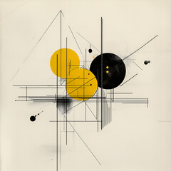 Abstract Geometric Lines and Circles