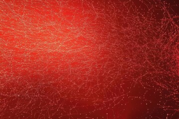 Fototapeta premium A silhouette against a vibrant red backdrop, symbolizing mystery and introspection, capturing a moment of solitude and depth.