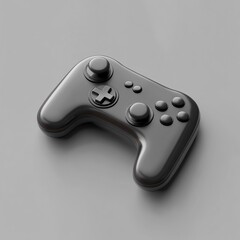 3D Game Controller Icon: Essential Gaming Device Illustration Logo