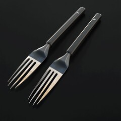 3D Grill Tongs Icon: Essential BBQ Tool Illustration Logo