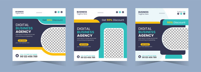 Creative social media digital marketing web banner Instagram post