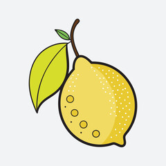 Lemon Vector art Illustration Eps file ,