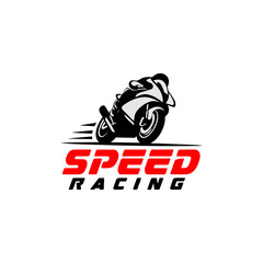 Speed Racing Motorcycle Logo