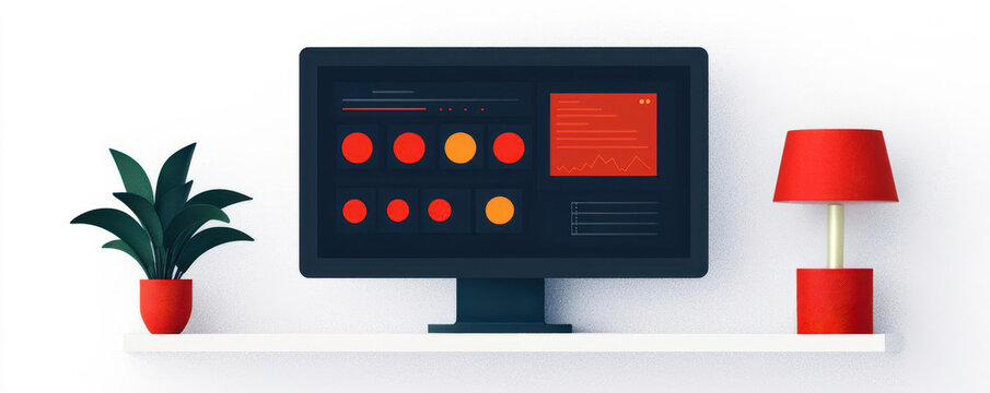 Cybersecurity tools dashboard showing multilayered defense systems, securing a government database from external threats