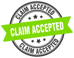 CLAIM ACCEPTED STAMP
