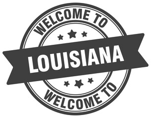 WELCOME TO LOUISIANA STAMP