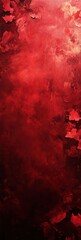 Fototapeta premium Exploring Emotional Depths: A Contemporary Abstract Art Piece in Striking Red Hues