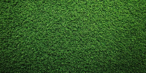 Obraz premium Beautiful Green Grass Texture from Top Down View