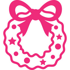 Christmas, New Year Vector Icon element, Isolated white background