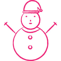 Christmas, New Year Vector Icon element, Isolated white background