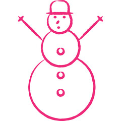 Christmas, New Year Vector Icon element, Isolated white background