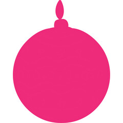 Christmas, New Year Vector Icon element, Isolated white background