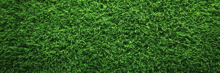 Obraz premium Beautiful Green Grass Texture from Above