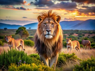 Majestic Wildlife of South Africa: Diverse Animals in Their Natural Habitat Across the Landscape