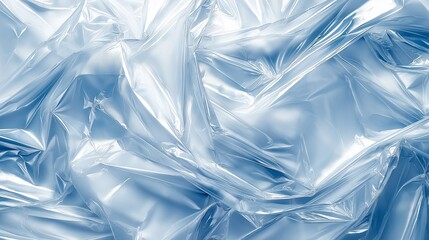 Obraz premium Exploring Abstract Plastic Wrapping Textures to Enhance Minimalist Design Aesthetics